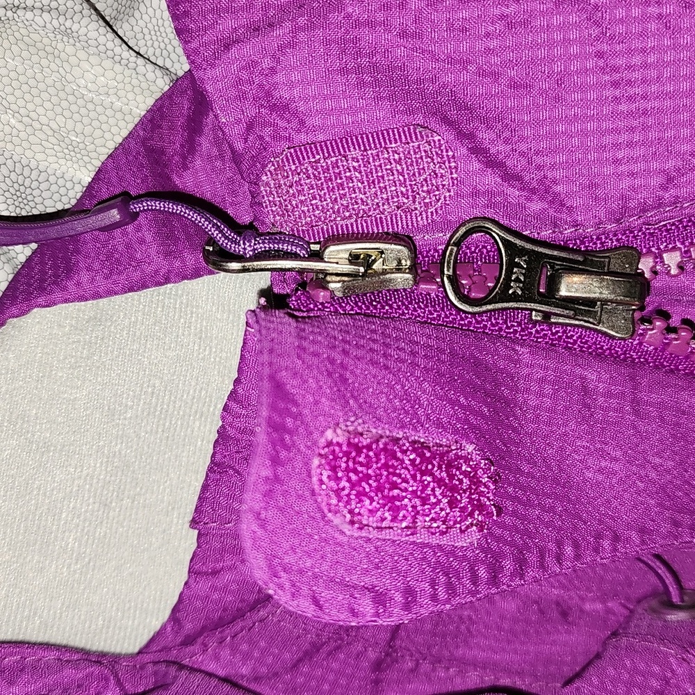 Marmot Womens Membrain Windbreaker Rain Jacket Hood Fuschia Purple Size Medium - Picture 12 of 12